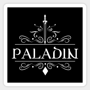 Paladin Character Class TRPG Tabletop RPG Gaming Addict Magnet